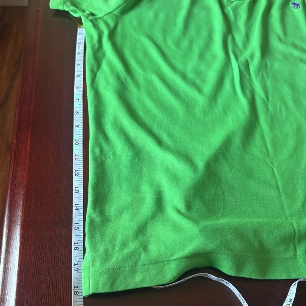 Ralph Lauren Green Polo Shirt Classic Design EA072 - Picture 10 of 11